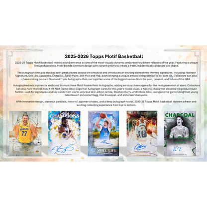 Topps Motif Hobby Box 2025/2026 Basketball
