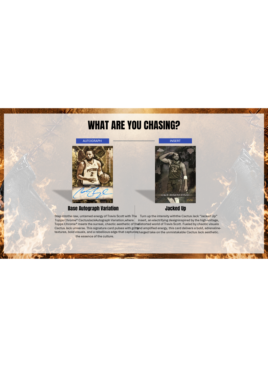 Topps NBA Cactus Jack Chrome 2025/2026 - Hobby Box