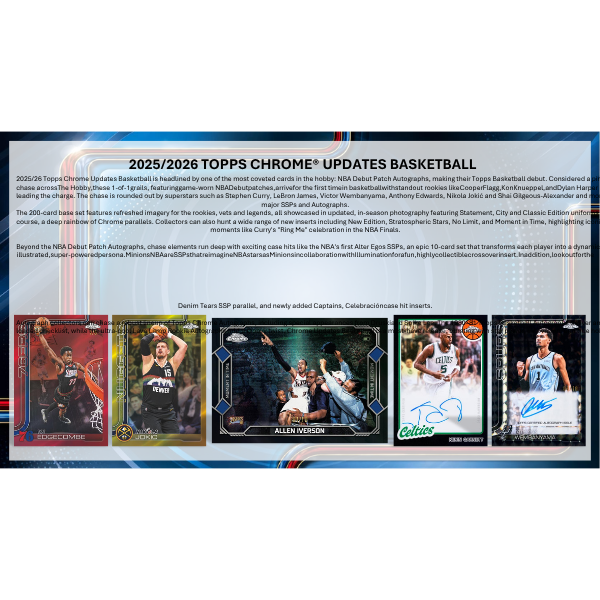 Topps NBA Chrome Update Value Blaster Box 2025/2026 (Basketball)