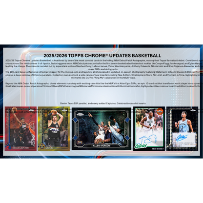 Topps NBA Chrome Update Value Blaster Box 2025/2026 (Basketball)