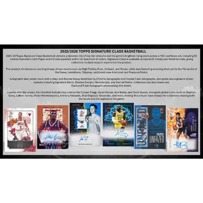 Topps NBA Signature Class 2025/2026 Mega Box