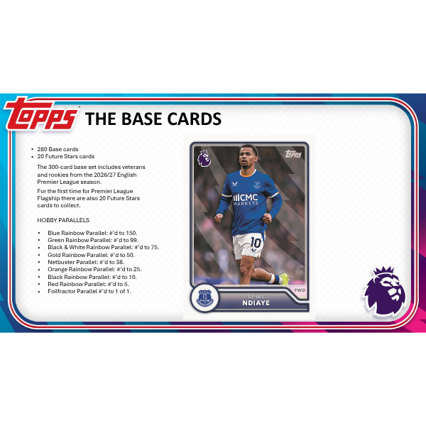 Topps Premier League Soccer (Fußball) EPL Value Box 2026/2027