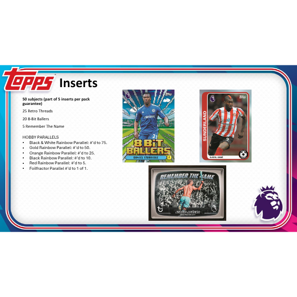 Topps Premier League Soccer (Fußball) EPL Hobby Box 2026/2027