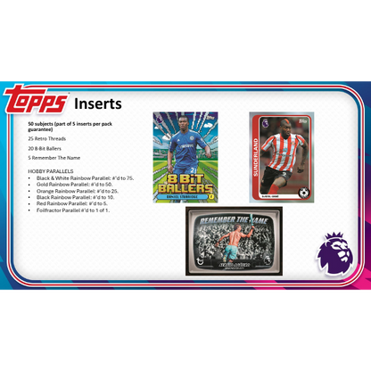 Topps Premier League Soccer (Fußball) EPL Hobby Box 2026/2027