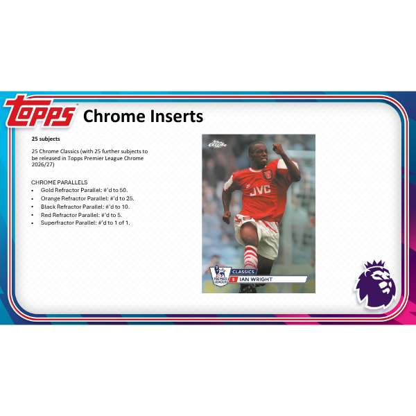 Topps Premier League Soccer (Fußball) EPL Value Box 2026/2027