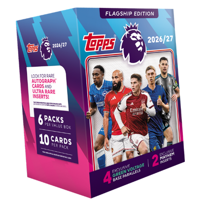 Topps Premier League Soccer (Fußball) EPL Value Box 2026/2027