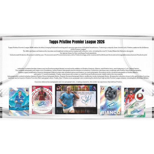 Topps Pristine Premier League Hobby Box EPl 2025/2026 (Fussball)
