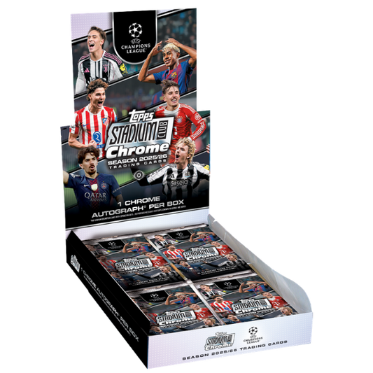 Topps Stadium Club Chrome UCL Soccer Hobby Box (Fussball) 2025/2026