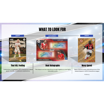 Topps Stadium Club Chrome UCL Soccer Value Box (Fussball) 2025/2026
