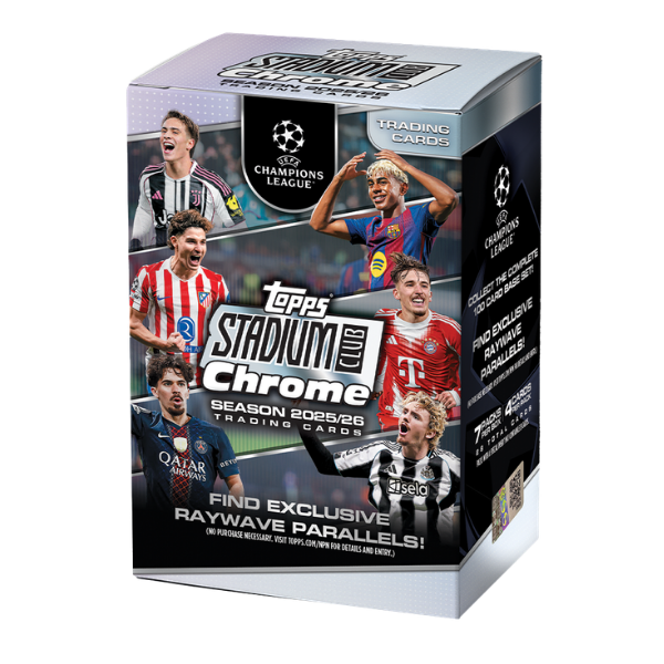 Topps Stadium Club Chrome UCL Soccer Value Box (Fussball) 2025/2026