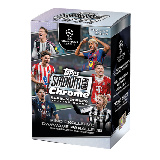 Topps Stadium Club Chrome UCL Soccer Value Box (Fussball) 2025/2026