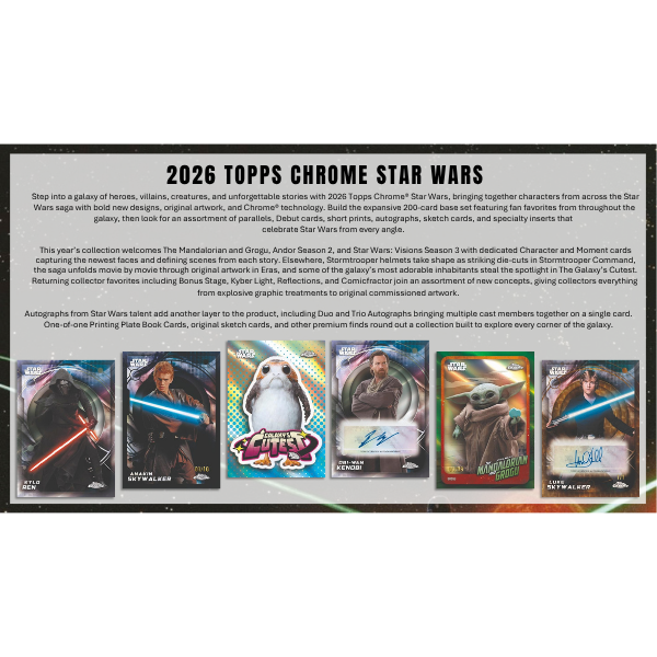 Topps Star Wars Chrome Breaker Delight Box 2026