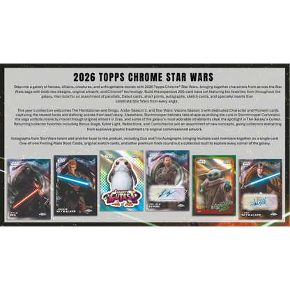 Topps Star Wars Chrome Value Box 2026