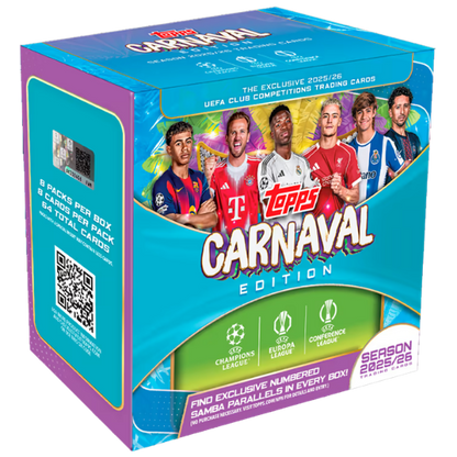 Topps UEFA Club Competitions Carnaval Hobby Box 2025/2026 (Fussball)