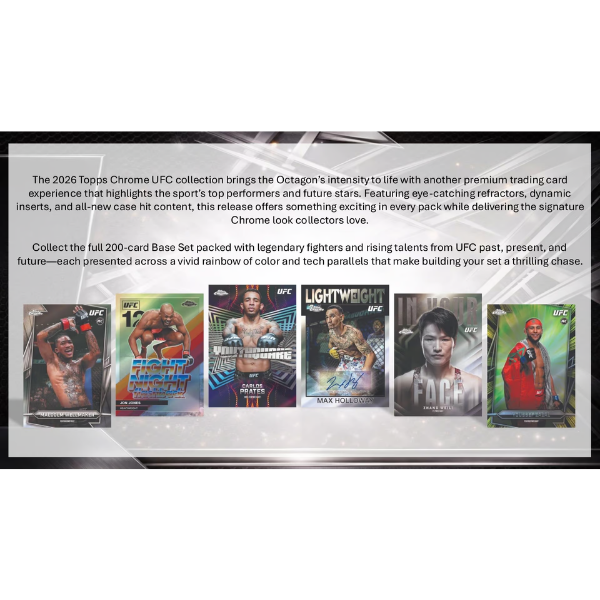 Topps UFC Chrome 2026 Mega Box