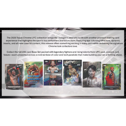 Topps UFC Chrome 2026 Mega Box