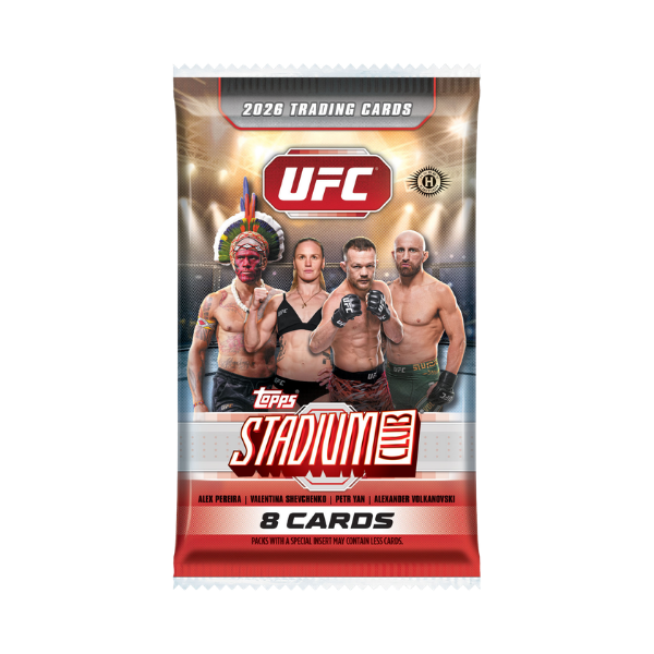 Topps UFC Stadium Club Chrome Hobby Box 2026 Einzelpack