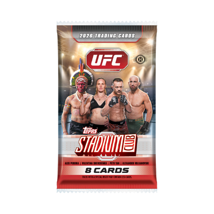 Topps UFC Stadium Club Chrome Hobby Box 2026 Einzelpack