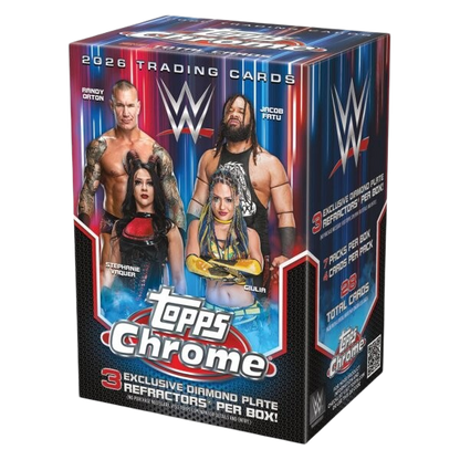 Topps WWE Chrome Value Box Blaster 2026