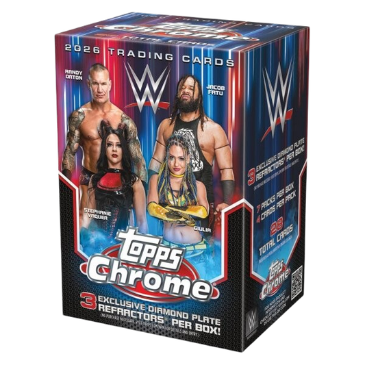 Topps WWE Chrome Value Box Blaster 2026
