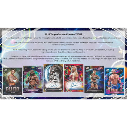 Topps WWE Cosmic Chrome Hobby Box 2026