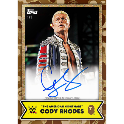 Topps WWE x Bape Hobby Box 2025 (Wrestling)