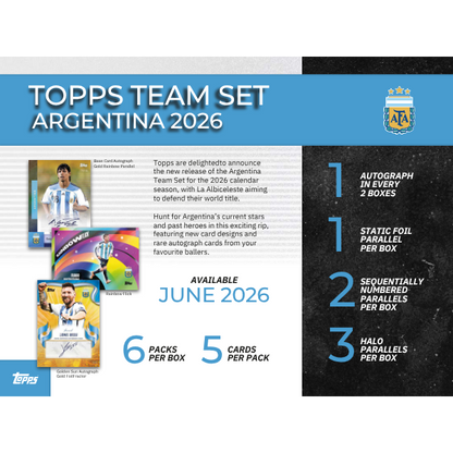 Topps Argentina Team Set 2025/2026 (Fussball)