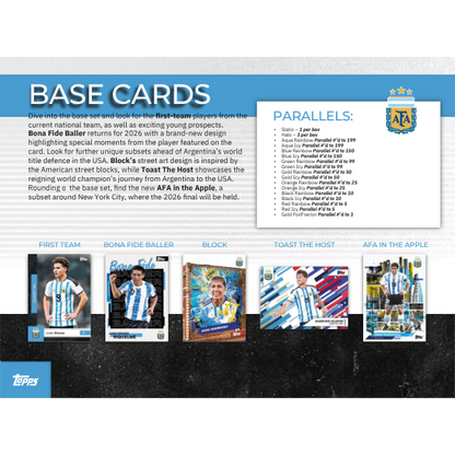 Topps Argentina Team Set 2025/2026 (Fussball)