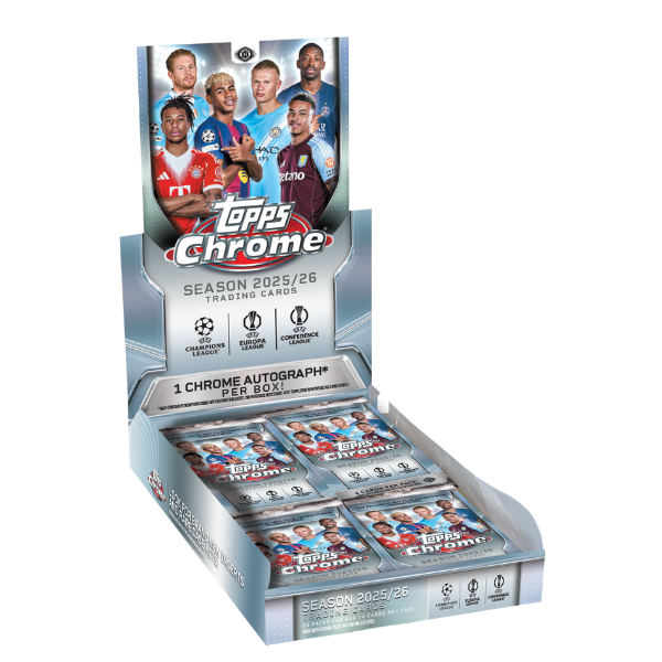 Topps Chrome UCC UEFA Club Competitions Soccer Hobby Box 2025/2026 (Fussball)