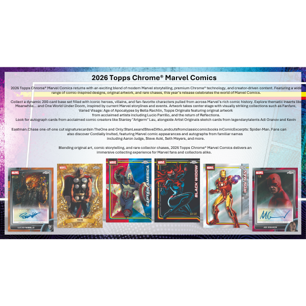 Topps Marvel Chrome Blaster Box 2026