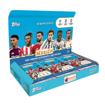 Topps Merlin Chrome UCC Soccer Hobby Box 2024/2025 (Fussball)