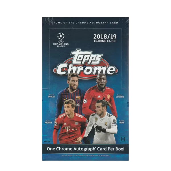 Topps UEFA Competitions Soccer Chrome Hobby Box (Fußball) 2018/2019