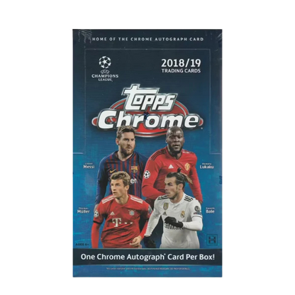 Topps UEFA Competitions Soccer Chrome Hobby Box (Fußball) 2018/2019
