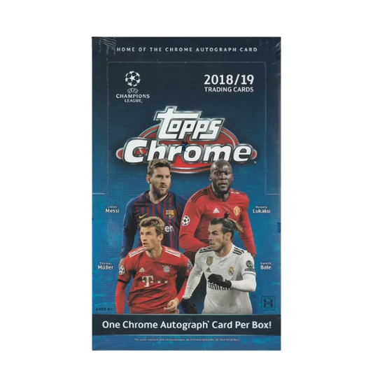 Topps UEFA Competitions Soccer Chrome Hobby Box (Fußball) 2018/2019