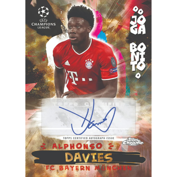 Topps UEFA Competitions Soccer Chrome Hobby Box (Fußball) 2020/2021