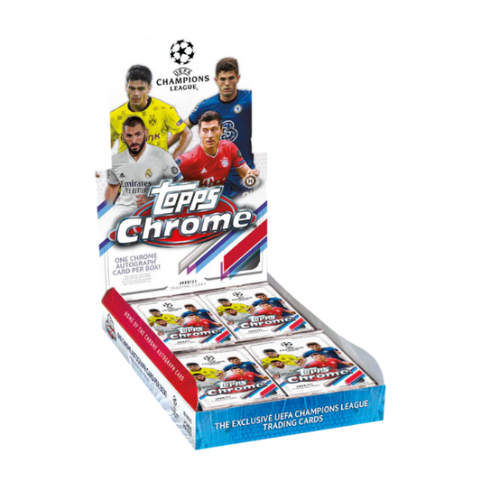 Topps UEFA Competitions Soccer Chrome Hobby Box (Fußball) 2020/2021