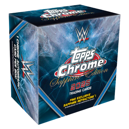 Coffret Hobby Topps WWE Chrome Sapphire 2025