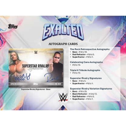 Topps WWE Exalted Hobby Box 2025 (Wrestling)