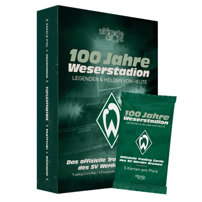 Ultimate Dropz SV Werder Bremen – 100 Jahre Weserstadion Trading Card Box (Fussball)